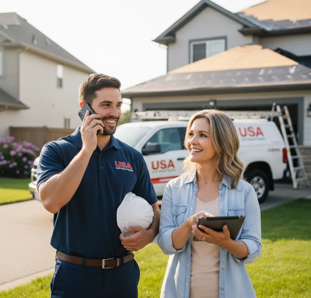 USA Roof Repair Experts customer support in Hubbardsville
